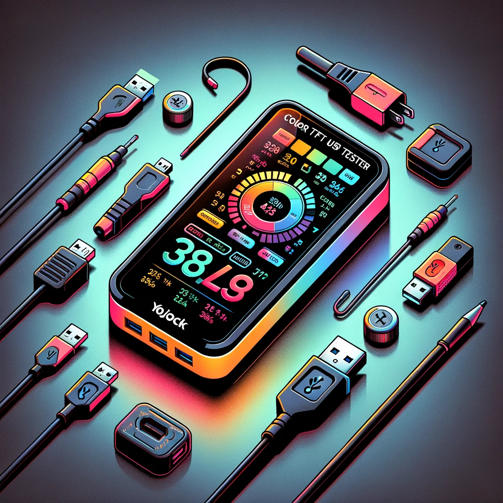 YOJOCK Color TFT USB Tester: Präzise Leistungsmessung für USB-Geräte